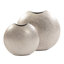 Vase de table en métal givré-22944624