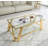 Allyse Glass Top Coffee Table-98449985-98449983