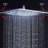 Rain Fixed Shower Head 2.5 GPM GPM