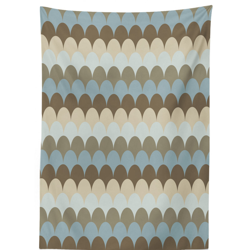 Geometric Tablecloth, 84" L x 60" W