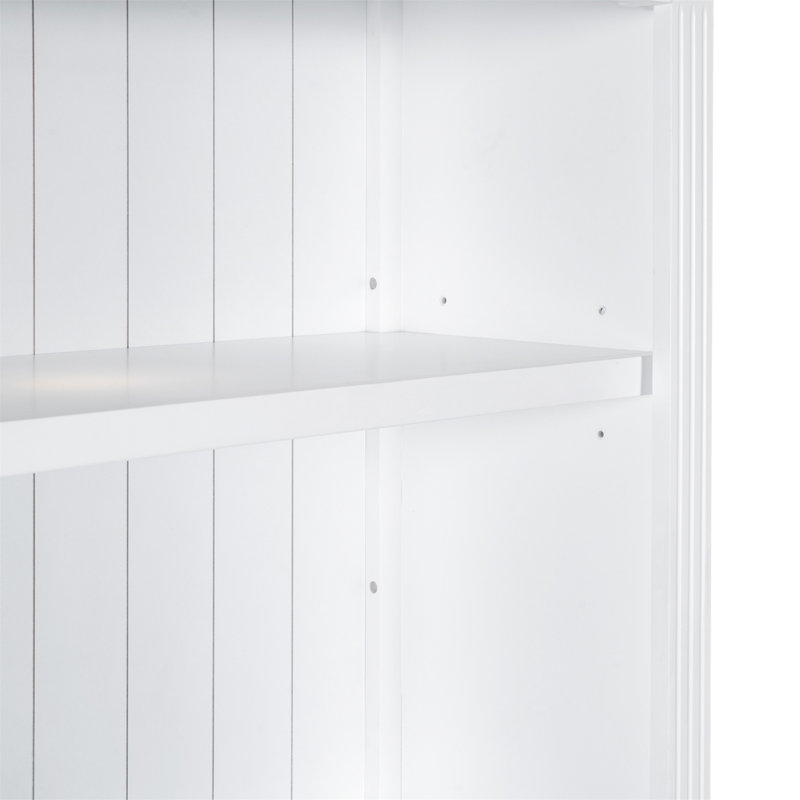 Douai Storage Bookcase with LED Lighting (Set of 2)