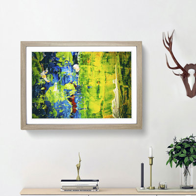Abstract Art Painting Vol.63 by S.Johnson - Framed Print