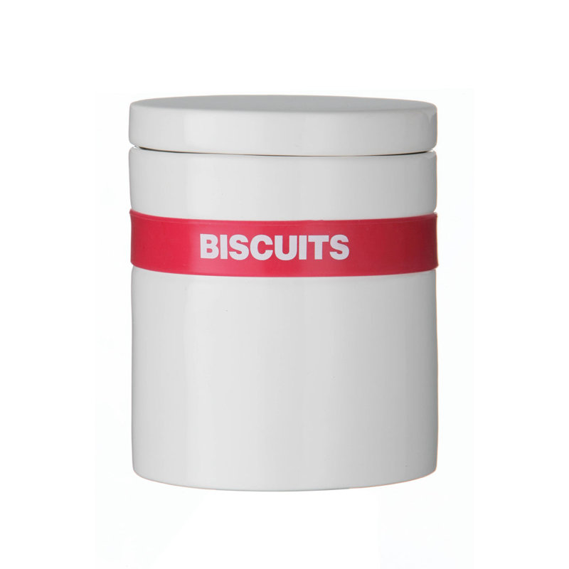 Stoneware Jar, Hot Pink