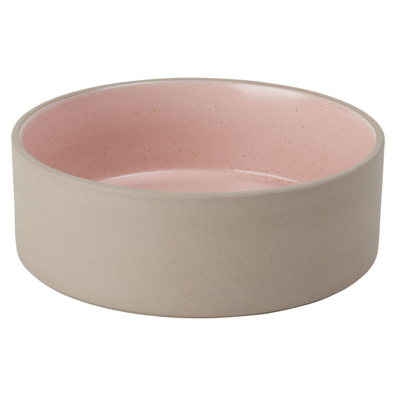 Sia Dog Bowl - Small - 380Ml, Rose, Medium (3.46 cups/ 27.73 fluid oz)
