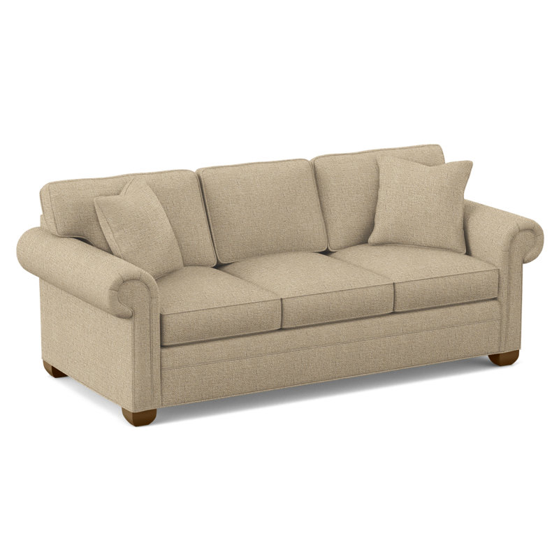 Main Street Upholstered 85'' Sleeper Sofa, Havana, Nomad Sand