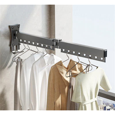 Spacemaster Pro Retractable Folding Clothes Rack