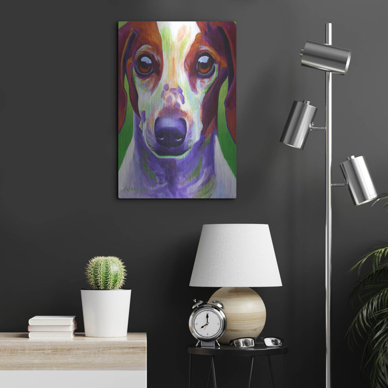 «Dachshund - Cooper» par Dawg Painter, H 24 po x l 16 po