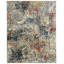 Tapis gris anthracite lavable à la machine Merzglyphs by Katie Merz-1408809015
