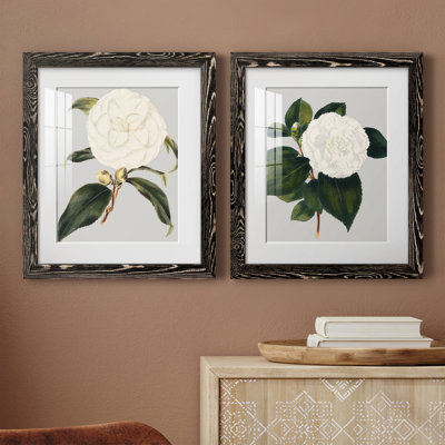Camellia Japonica I - ensemble de 2 reproductions d'impressions