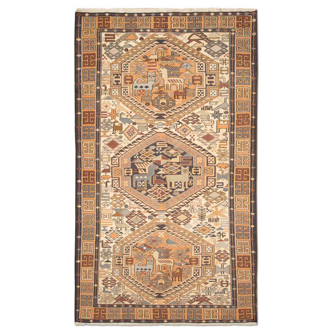 Innisfil Handwoven Wool Beige Rug