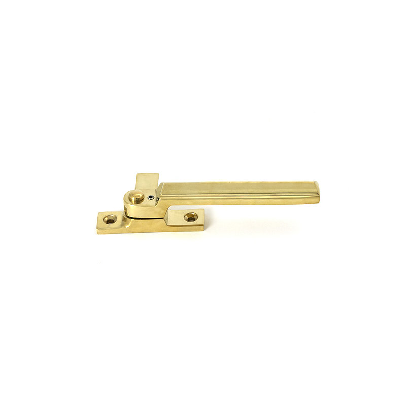 Art Deco Locking Fastener - LH, Polished Brass