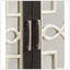 Armoire console au fini noir antique