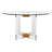 Ravello Round Glass Top Dining Table-668794747