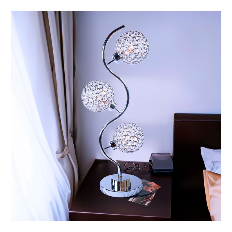 Lampe de table en cristal Elegant