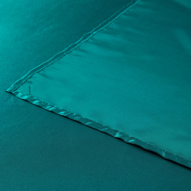 Deep Pocket Satin Sheet Set, Full, Green