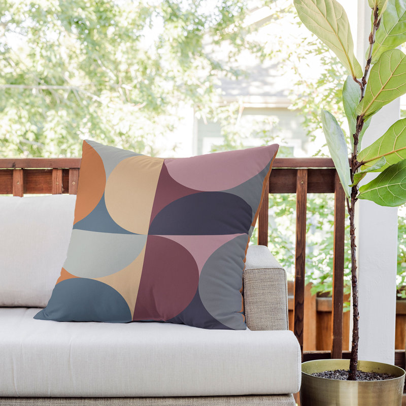 Coussin décoratif intérieur / extérieur en polyester , 26 po x 26 po