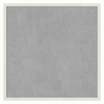 Lucie White Framed Magnetic Board