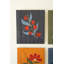  Ensemble de 4 panneaux d'art mural floraux peints à la main - bois recyclé - 16 po de hauteur