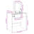 Dressing Table Engineered Wood, Glass-488300944