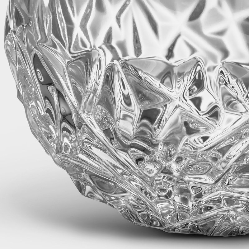 Carat Crystal Table Vase, overall height- 6.6''