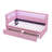 Upholstered Twin Size Platform Bed with USB Ports and LED Belt, With 2 Drawers-15273290