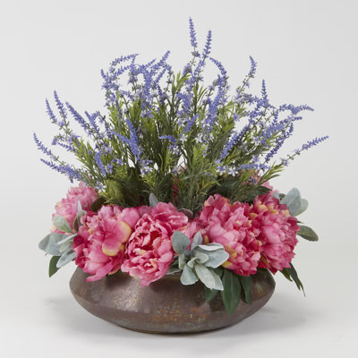 Belle pivoine en pot