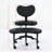 Meditation Chair Plus – Black Cross-legged Chair With Wheels, Adhd-friendly Desk Chair With Lumbar Support & Adjustable Stool For Flexible Seating