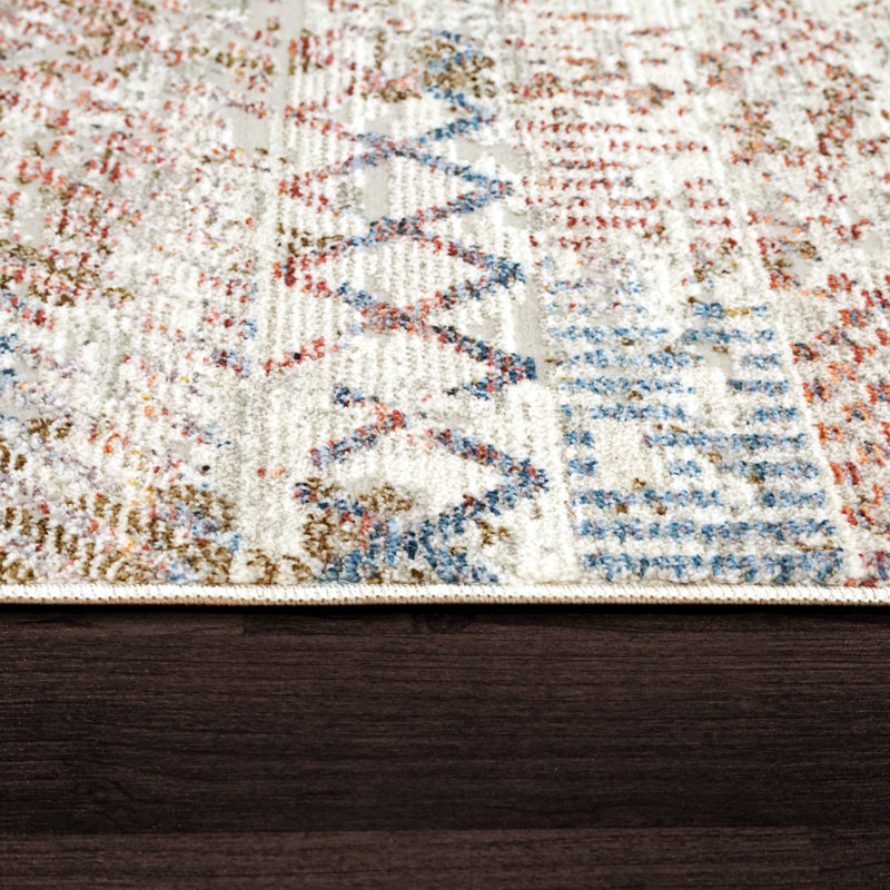 Abstract Indoor Rug, Rectangle 9' x 12'7"
