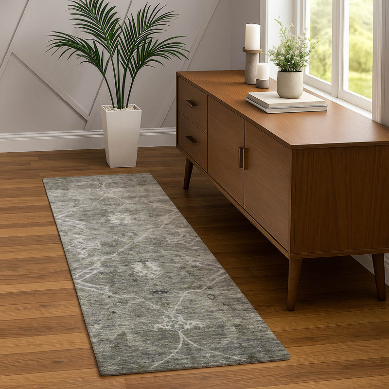 Tapis intérieur / extérieur lavable à la machine Masuda ACN2298 Global, Tapis de couloir 2 pi 3 po x 7 pi 6 po