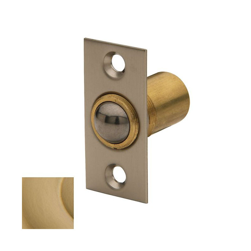 Adjustable Ball Catch for Door, Vintage Brass