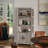Martha Stewart Hutton 4 Tier Shaker Style Bookcase with Cabinet-90847785