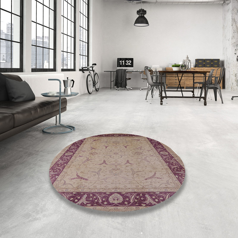 Avarayr Oriental Indoor Rug, Round 6'