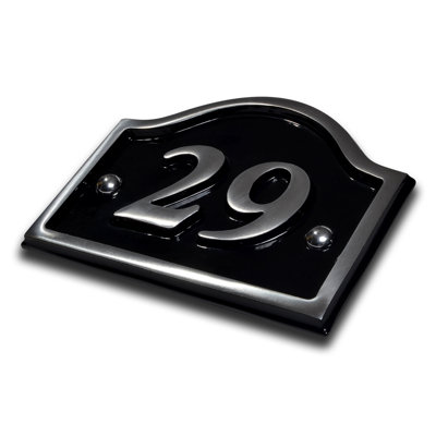 Jaclynn 11.5cm H Reflective Metal House Number