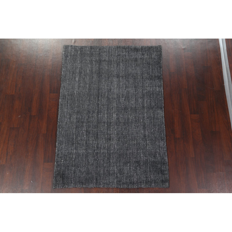 Tapis contemporain en laine noué à la main 5 x 7