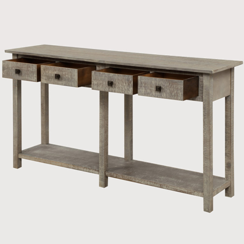 Console de table d'entrée Trissa, Gris délavé
