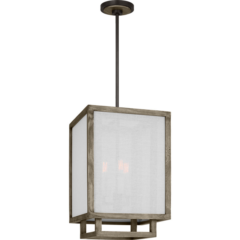 Brockway 4 - Light Chandelier, 17.88" H x 11.38" W x 11.38" D