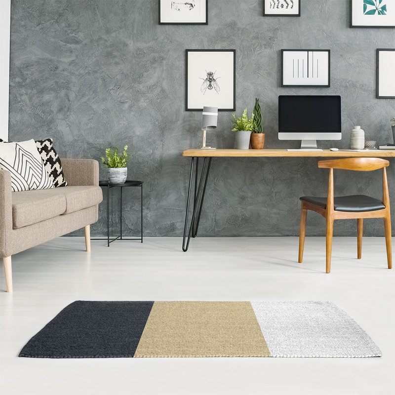 Striped Indoor Rug, Rectangle 5' x 7', Yes