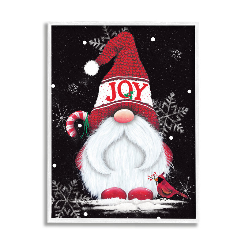 Red Holiday, H 30 po x l 24 po x P 1,5 po, Giclée encadrée blanc bord de mer