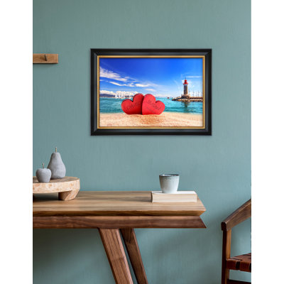 Beach Lovers, reproduction encadrée