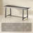 Long Dining Table With Large Tabletop And Steel Legs,Kitchen Table,For Your Home-1811416848