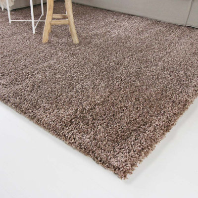 Aloysia High Pile Shaggy Mocha Rug