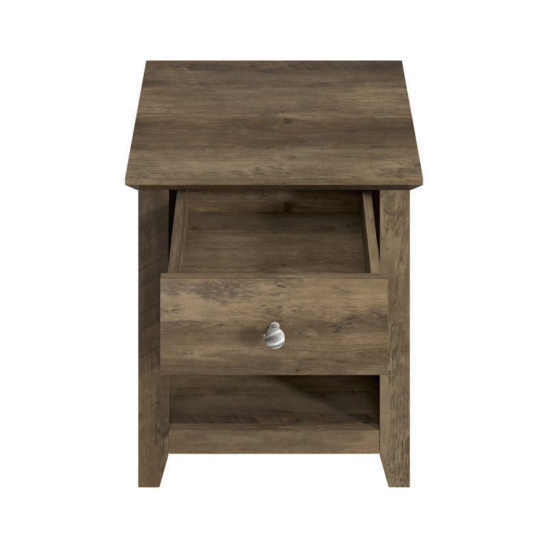 Dorsey Modern 3 Piece Bedroom Set, Knotty Oak