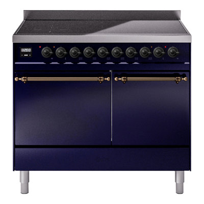 ILVE Nostalgie II Series 40 inch Induction Range with 6 Induction Elements (Solid Door)