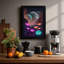 Alien Jellyfish World Fantasy 1 Piece Single Picture Frame Wall Art-1794040343-1794040345