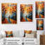 Vélo voyage pointillisme, reproduction d'art sur toile-822939261-822939260