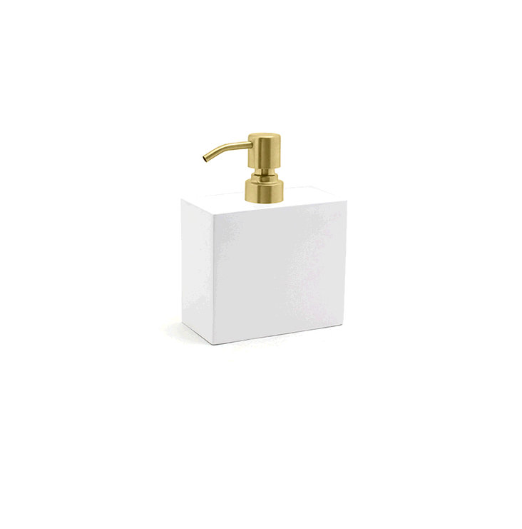 Distributeur de savon New York, Neige / or