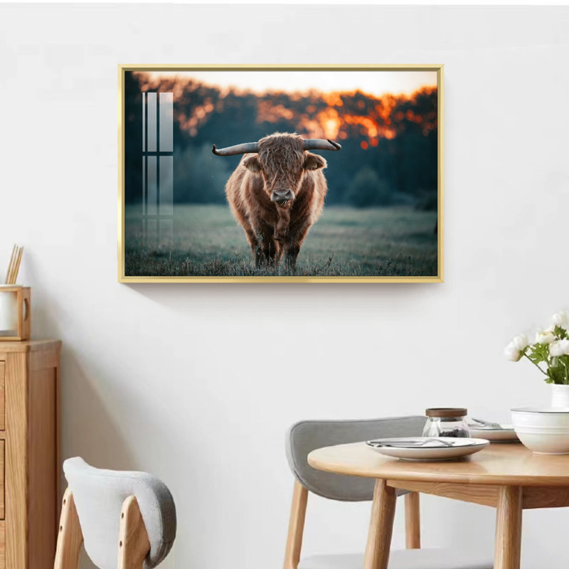 " Animal ", 24'' W x 16'' H, Gold