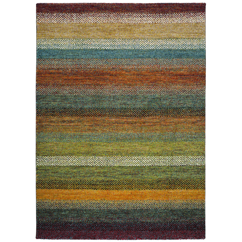 Bradway Striped Area Rug, Rectangle 120 x170cm
