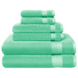 Ensemble de serviettes 6 pièces 100 % coton à séchage rapide