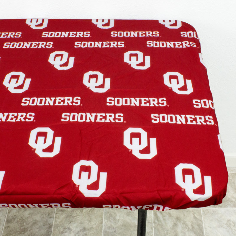 NCAA Outdoor Patio Table Cover, 96" W x 30" D, Oklahoma